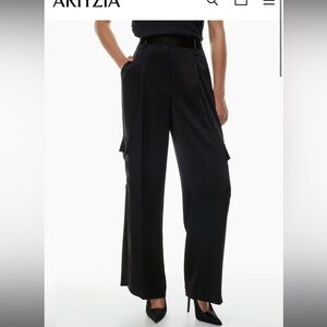 Babaton Outgoing Satin Cargo Pant